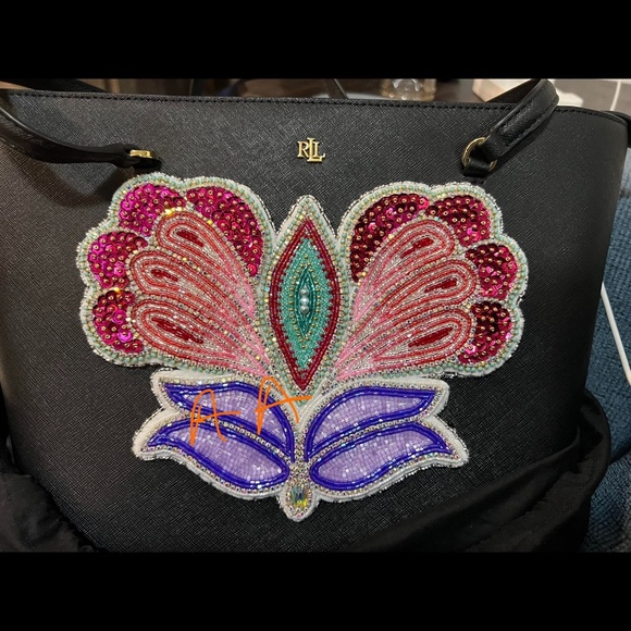 Ralph Lauren beaded purse large - Picture 1 of 1
